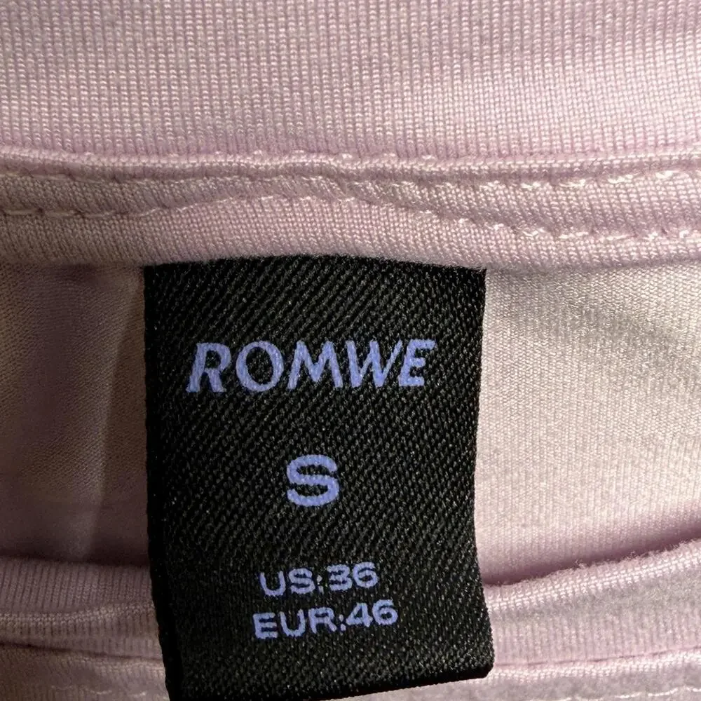 ROMWE Shirt Mens Small Pink Star Rebellion Graphic Tee Streetwear Distressed